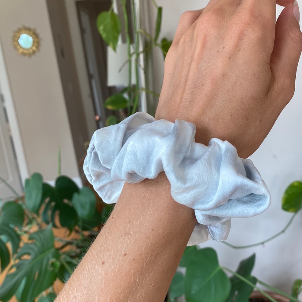 Naturally Dyed Silk Scrunchie